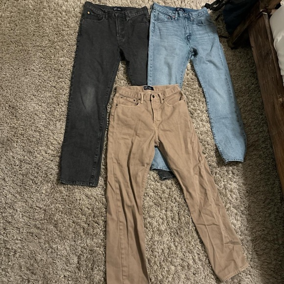 3 bundle Gap baggy straight fit pants - Picture 1 of 1